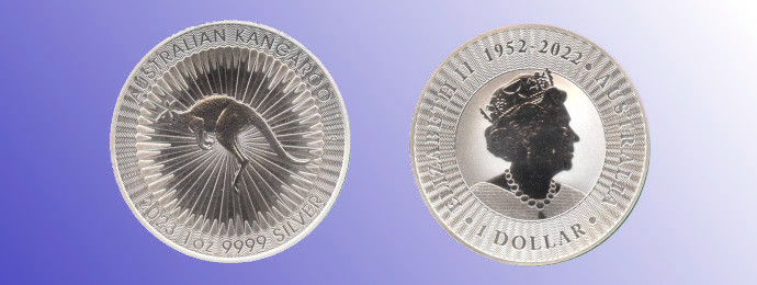 Kangaroo Perth Mint Silbermünzen