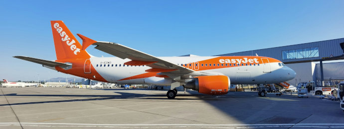 Easyjet – Deutliche Spuren!