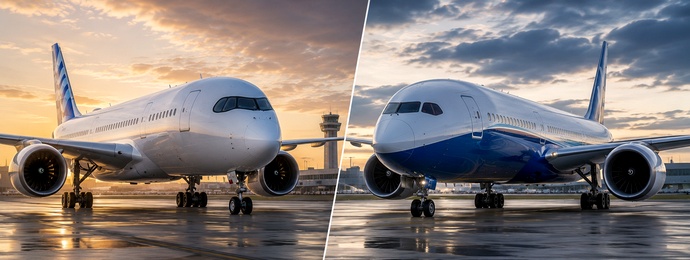 Airbus mit Lieferproblemen beim A350 – Boeing zieht sich langsam aus der Krise