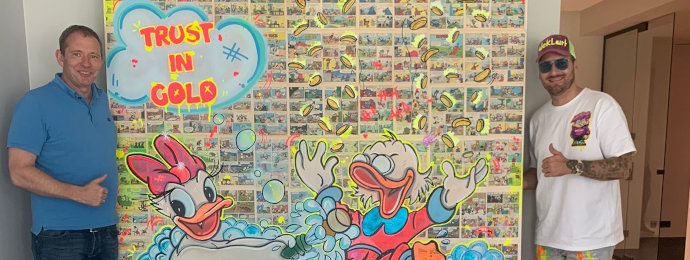 NTG24 - Pop-Art-Künstler Dennis Klapschus begeistert mit seinen farbenfrohen Kombinationen aus Comic und Traum
