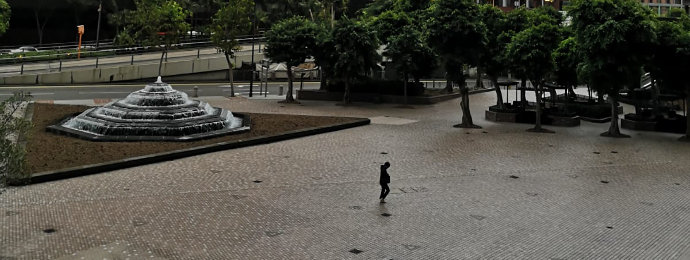 Central Plaza in Wan Chai - Coronavirus Corona - Central Plaza in Wan Chai