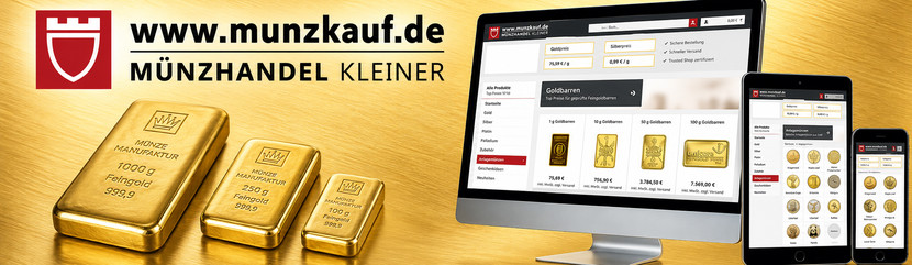 Banner Münzhandel kleiner